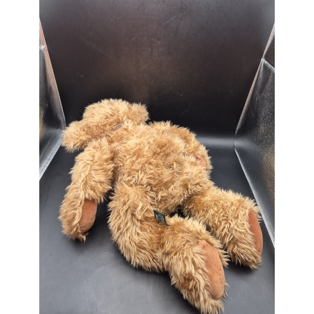 Vintage Russ Berrie 18" SPENCER #259 Plush Bear With Plaid Bow Scruffy Brown - Picture 7 of 11